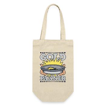 Gold Panner Prospecting Placer Mining Miner Gold - Gift Bag for Bottles - nature - Front