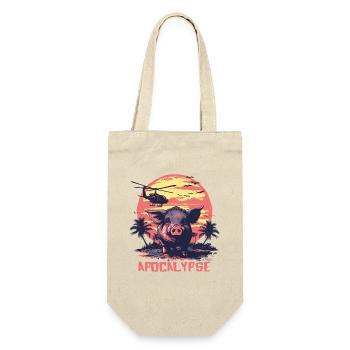 Apocalypse Pig - Gift Bag for Bottles - nature - Front