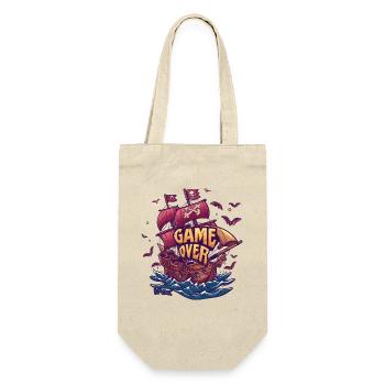 Gaming Gamer Game About Pirate Ship - Gift Bag for Bottles - nature - Front