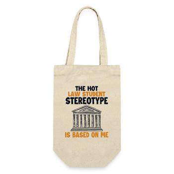 Stéréotype d’étudiant en droit chaud basé sur moi étudiants - Sac à bouteille - nature - Devant