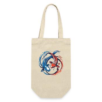 Le yin et le yang du poisson-chat - Sac à bouteille - nature - Devant