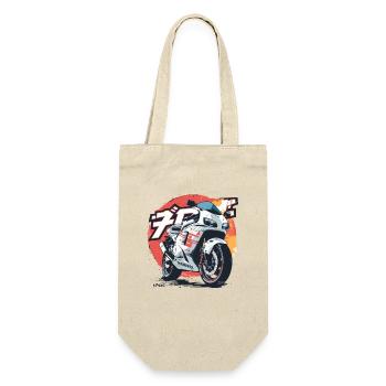 Super Japan Sport Renn Motorrad - Geschenkbeutel für Flaschen - Natur - Vorne