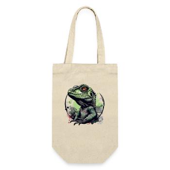 Water dragon lizard, a water dragon - Gift Bag for Bottles - nature - Front