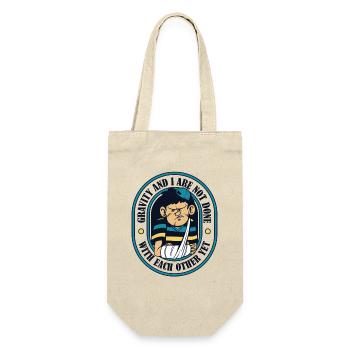 Gravity And I Are Not Done Broken Bone Surgeon - Gift Bag for Bottles - nature - Front