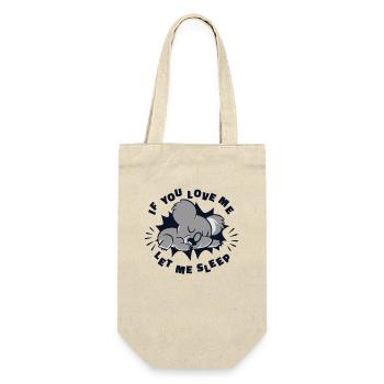 Si tu m’aimes laisse-moi dormir Koalabear Eucalyptus - Sac à bouteille - nature - Devant