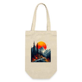 Mountain biking - Gift Bag for Bottles - nature - Front