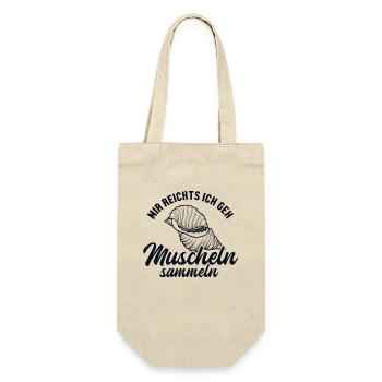 Mir reichts ich geh Muscheln sammeln Seashell - Sac à bouteille - nature - Devant