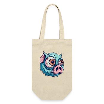 Juste un autre cochon psychopathe zombie de dessin animé - Sac à bouteille - nature - Devant