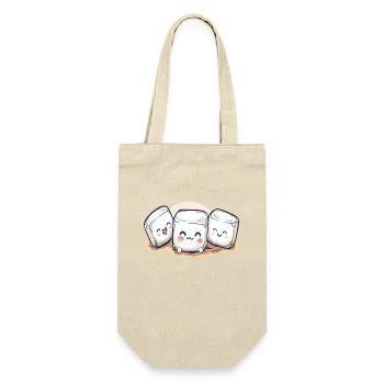 Guimauves Chibi mignonnes et mignonnes - Sac à bouteille - nature - Devant