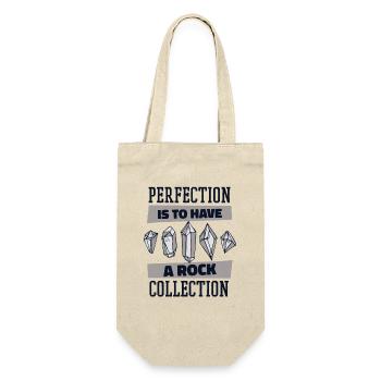 Perfection Is To Have A Rock Collection Mineral - Gift Bag for Bottles - nature - Front