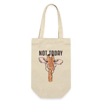 Not Today Nubian African Giraffidae Giraffe - Gift Bag for Bottles - nature - Front