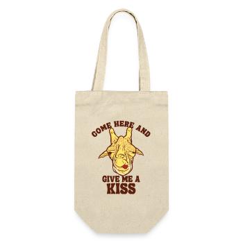 Viens ici et donne-moi un baiser girafidés africains - Sac à bouteille - nature - Devant