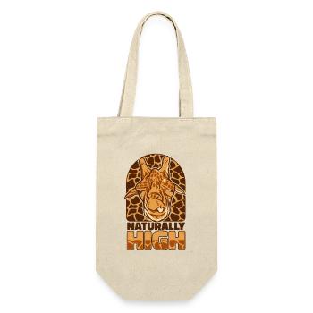 Naturally High Nubian African Giraffidae Giraffe - Gift Bag for Bottles - nature - Front
