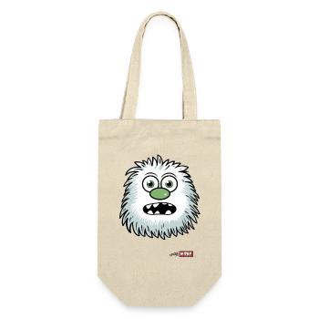 Cartoon Snow Yeti Creature for Kids - Gift Bag for Bottles - nature - Front