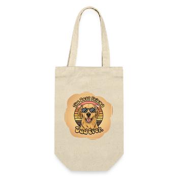 Father's Day and his dog - Gift Bag for Bottles - nature - Front