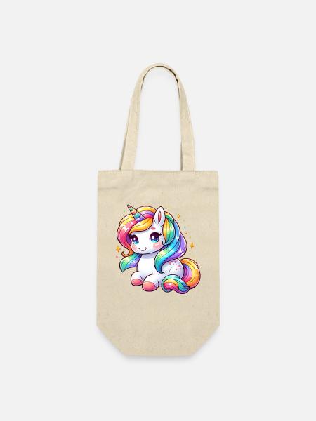 Dabbing Unicorn Fans Dab Unicorni - Sacchetto regalo per bottiglie - natura