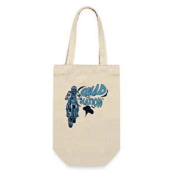 Braap Nation Motorcycle Racing Supermoto Riders - Gift Bag for Bottles - nature - Front