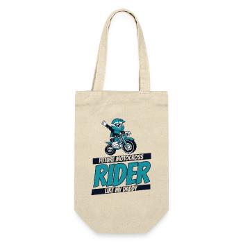 Futur pilote de motocross comme mon papa Racing - Sac à bouteille - nature - Devant