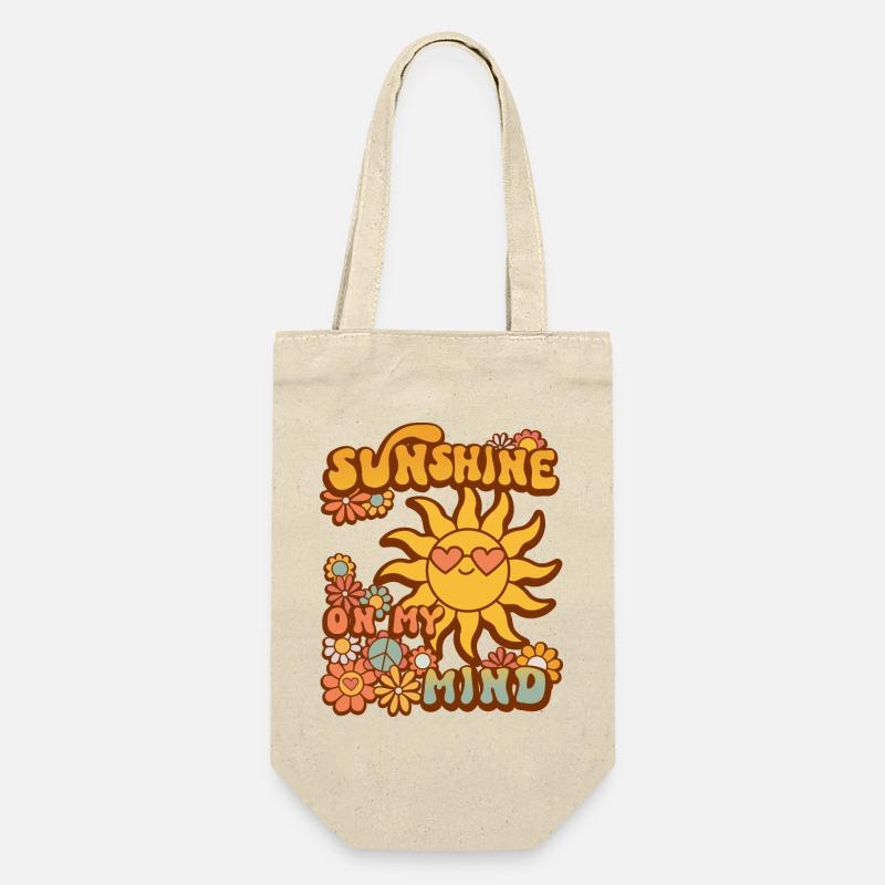 Sunshine on my mind - Geschenkbeutel für Flaschen - Natur