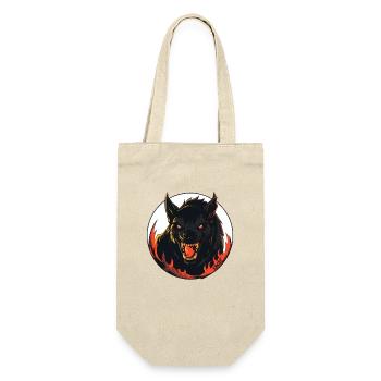Terrifying evil werewolf from hell - Gift Bag for Bottles - nature - Front