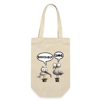 Omg, seriously, cool - Gift Bag for Bottles - nature - Front