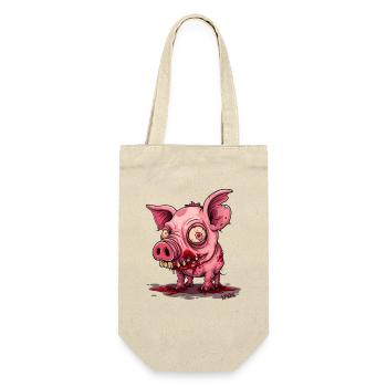 Horror Monster Baby Zombie Pig - Gift Bag for Bottles - nature - Front