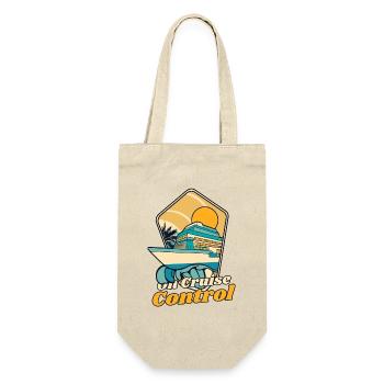 Auf Cruise Control Cruise Ship Cruising Crew - Geschenkbeutel für Flaschen - Natur - Vorne