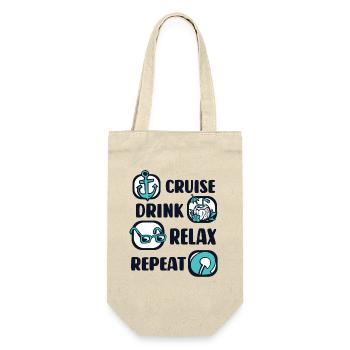 Croisière Boire Se détendre Répéter Croisière Croisière - Sac à bouteille - nature - Devant