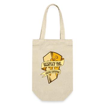 Respect The Cheese Expertise Cheesemonger Maker - Gift Bag for Bottles - nature - Front
