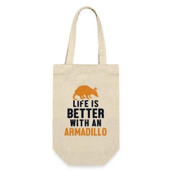 Life is Better with an Armadillo Pink Fairy Lover - Gift Bag for Bottles - nature - Front