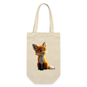 Fox I Love Foxes Red Fox Wild Cute Fox - Gift Bag for Bottles - nature - Front
