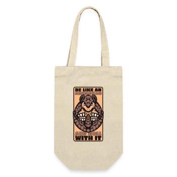 Roll With It Pink Fairy Chlamyphoridae Cingulata - Gift Bag for Bottles - nature - Front
