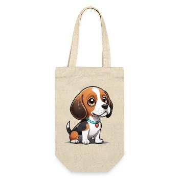 Chiot Beagle Heart - Sac à bouteille - nature - Devant