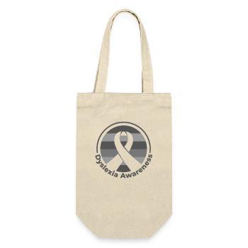Dyslexia Awareness Apraxia Dyslexia Therapist - Gift Bag for Bottles - nature - Front