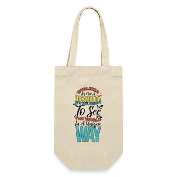 The Ability To See The World In A Unique Way - Gift Bag for Bottles - nature - Front