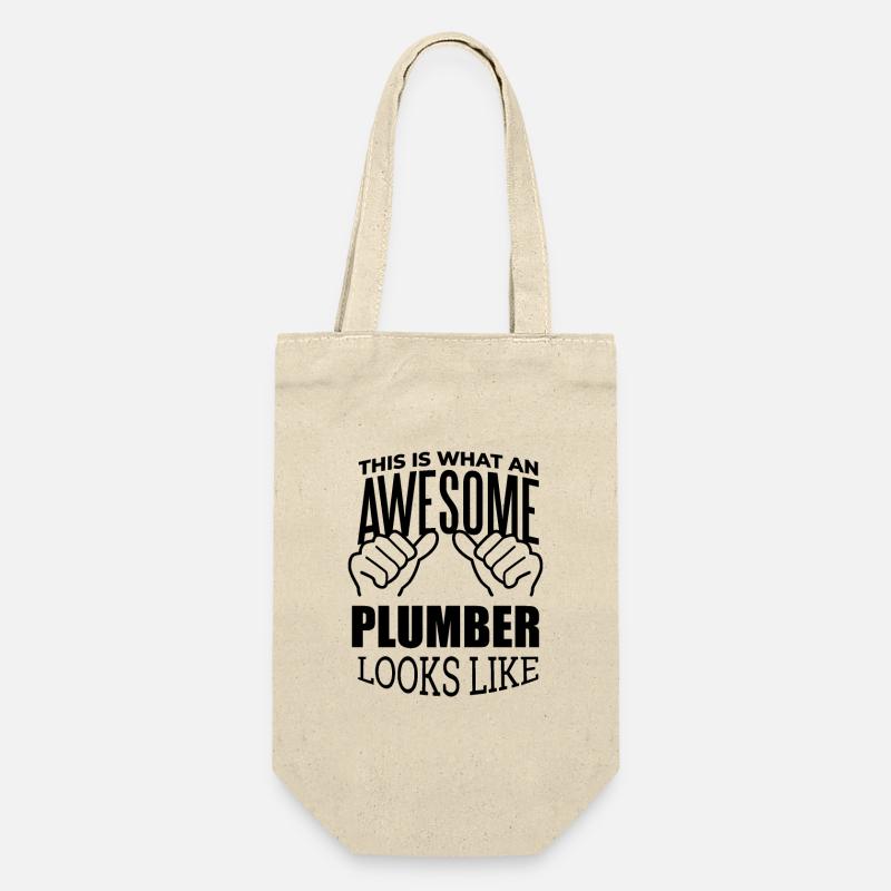 Plumber - Gift Bag for Bottles - nature