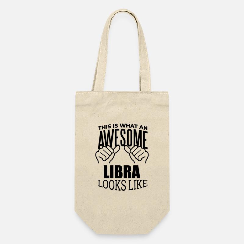 Libra - Gift Bag for Bottles - nature
