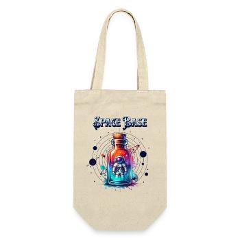 Space Bottle – Astronaute dans un verre au néon - Sac à bouteille - nature - Devant