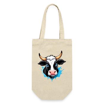 Cow in comic style - Gift Bag for Bottles - nature - Front