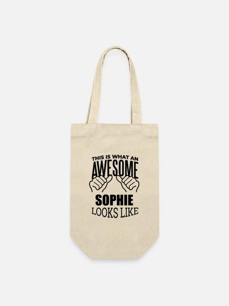 Sophie Sophie Sophie - Geschenkbeutel für Flaschen - Natur