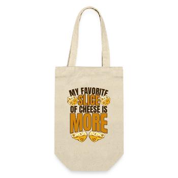 Ma tranche de fromage préférée est plus Maker Queso - Sac à bouteille - nature - Devant