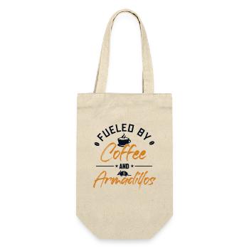 Fueled by Coffee and Armadillos Pink Fairy Lover - Gift Bag for Bottles - nature - Front