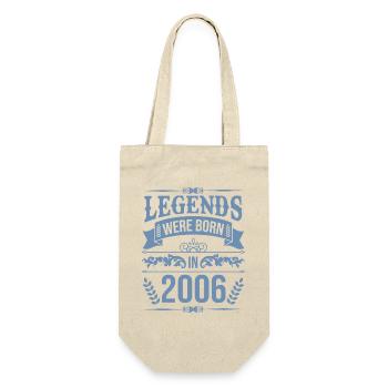 Des légendes sont nées en 2006 - Sac à bouteille - nature - Devant