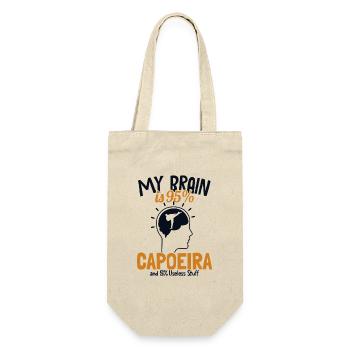 My Brain is 95% Capoeira Ginga Capoeirista Dance - Gift Bag for Bottles - nature - Front