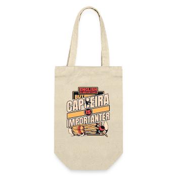 Education Is Important But Capoeira Is - Gift Bag for Bottles - nature - Front