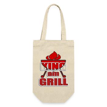 King at the Grill - Grill avec feu - Flammes - Sac à bouteille - nature - Devant