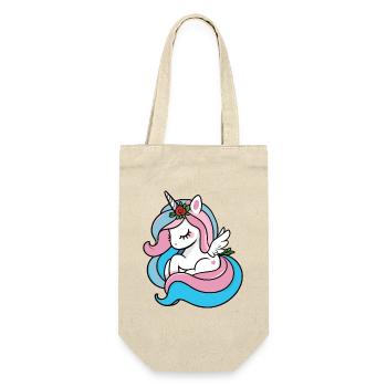 Licorne pastel - Sac à bouteille - nature - Devant