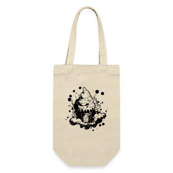 Cornet de crème glacée Dessin - Sac à bouteille - nature - Devant