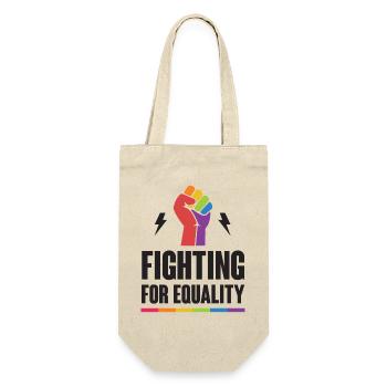 LGBTQ Pride Month - Fighting for Equality - Gift Bag for Bottles - nature - Front