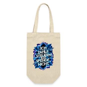 I pay taxes, I don't donate anything! - Gift Bag for Bottles - nature - Front